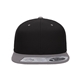 aerial view a black/ grey flexfit - 110(r) snapback cap - colors, image 1 of 3