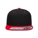 aerial view a black/ red flexfit - 110(r) snapback cap - colors, image 1 of 3