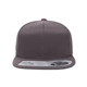 aerial view a dark grey flexfit - 110(r) snapback cap - colors, image 1 of 3