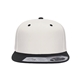 aerial view a natural/ black flexfit - 110(r) snapback cap - colors, image 1 of 3