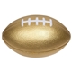 aerial view a gold medium football - stress reliever, image 1 of 2