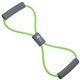 aerial view a lime green fitness first stretch expander - light resistance lime green, image 1 of 2