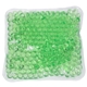 aerial view a green square aqua pearls hot / cold pack, image 1 of 2