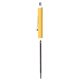 aerial view a yellow pocket screwdriver - rev. 2.5mm tech 0 phillips blade / magnet top, image 1 of 2