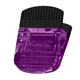 aerial view a translucent purple jumbo magnetic power clip, image 1 of 2