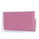 a pink 6.75x6 microfiber cloth with pouch