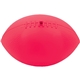 a neon pink 7 mini vinyl football