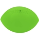 a neon green 7 mini vinyl football