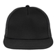 aerial view a black district (r) flat bill snapback trucker cap, image 1 of 3
