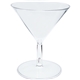a clear 2 oz plastic martini sampler