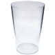 a clear 16 oz plastic pint cup