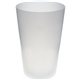 a frosted 16 oz plastic pint cup