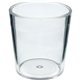 a clear 2 oz colored styrene shot glass