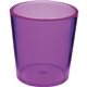 a purple 2 oz colored styrene shot glass