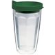 a forest 16 oz thermal dual walled travel tumbler - white printed insert