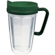 a forest 16 oz thermal travel mug with decal - plastic