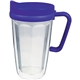a royal 16 oz thermal travel mug with decal - plastic