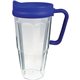 a royal 24 oz thermal travel mug with decal - plastic