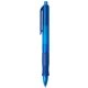 aerial view a frost blue avalon frost retractable pen, image 1 of 3
