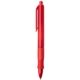 aerial view a frost red avalon frost retractable pen, image 1 of 3