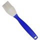 aerial view a blue handle & white brush silicone basting brush, image 1 of 2