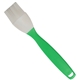 aerial view a green handle & white brush silicone basting brush, image 1 of 2