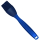 aerial view a translucent blue handle & blue brush silicone basting brush, image 1 of 2