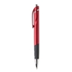aerial view a metallic dark red retractable huntington mgc pen, image 1 of 3