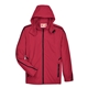 aerial view a sport red team 365 adult conquest jacket with mesh lining, image 1 of 7
