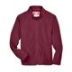 aerial view a sport maroon team 365 youth campus microfleece jacket, image 1 of 6