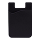 aerial view a black treviso silicone phone wallet, image 1 of 3