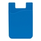 aerial view a blue treviso silicone phone wallet, image 1 of 3