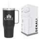 40 oz denali Tumbler with handle and straw - Matte Black