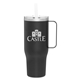 40 oz denali Tumbler with handle and straw - Matte Black