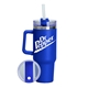 40 oz Stainless Steel Tumbler with Straw
