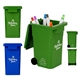 a group of recycle bin pen holder