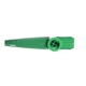 aerial view a kelly green plastic kazoos instrument, image 1 of 2