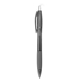 aerial view a translucent gray w/gray grip suavita retractable pen, image 1 of 3