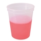 aerial view a clear/red good value(tm) color - changing stadium cup 16 oz, image 1 of 2