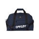 aerial view a fathom navy oakley 50l street duffel bag, image 1 of 2