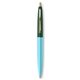 a electric punch barrel & forest green cap gold trim pens