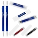 a group of derby soft touch metal ballpoint mechanical pencil gift set