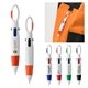 a group of rocket quad - color carabiner pen