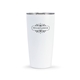 aerial view a white powder miir(r) vacuum insulated tumbler - 16 oz, image 1 of 7