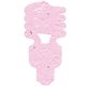 a pink cfl seed shape bookmark