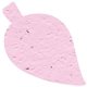 a pink leaf seed shape bookmark