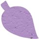 a lavender leaf seed shape bookmark