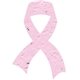 a pink ribbon seed shape bookmark