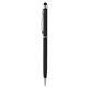 aerial view a black minnelli softy ultra slim stylus pen, image 1 of 2