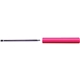 a neon pink standard barrel w / reversible blade pocket screwdriver
